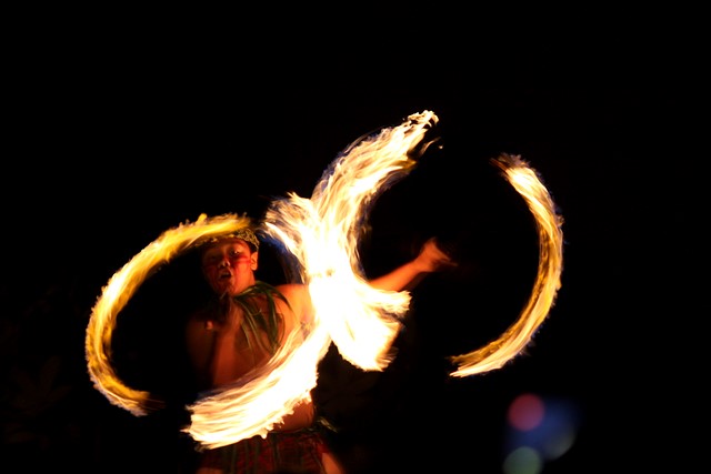 Hawaiian Fire Dancer